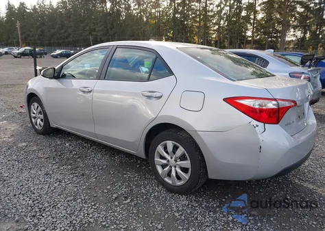 2016 Toyota Corolla Le from USA, damaged, VIN 2T1BURHE3GC746041